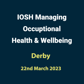 20230322 IOSH Occuoational Health Wellbeing